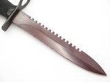 Vintage 1980s Seki Japan WWII Bayonet Style Fixed Blade Commando Knife