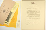 Vintage 1985 M1 Carbine Commemorative Mailer Order Document Pamphlet Booklet