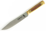 Vtg 1970s Le Gourmet Brass Seki Japan Paring Steak 5.62" Kitchen Cutlery Knife