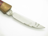 Vintage 1980s Browning USA Large 5" Wood Handle Lockback Folding Pocket Knife