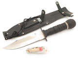 Vintage 1980s Seki Japan Prototype Fixed Blade Survival Bowie Knife