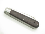 Vintage Camillus NY USA TL-29 3.7" Wood Linerlock Folding Military Pocket Knife