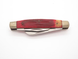 Vintage 80s Frost Seizo Imai Seki Japan Red Bone 3.37" Folding Pocket Knife