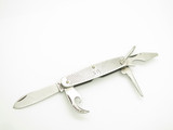 Vintage 1976 Camillus USA Stainless 3.75" Multi-Tool Folding Pocket Camp Knife
