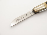 Vtg '80s Frost Cutlery Seki Japan Tobacco Congress II Stag Folding Knife 4 Blade