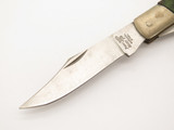 Vintage '80s Frost Seizo Imai Seki Japan Folding 4.0" Wood Trapper Knife