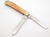 Vintage 1980s Frost Seizo Imai Seki Japan Folding 3.5" Bone Little Trapper Knife