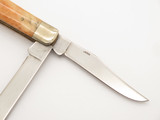Vintage 1980s Frost Seizo Imai Seki Japan Folding 3.5" Bone Little Trapper Knife