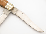Vtg 1980s Frost Seizo Imai Seki Japan Folding 3.5" Bone Little Trapper Knife