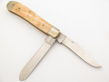 Vtg '80s Frost Seizo Imai Seki Japan Folding 3.5" Bone Little Trapper Knife