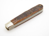Vtg 1940-1964 Case XX 6202 1/2 Folding Pocket Knife Green Bone Cleaned