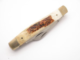 Vtg '80s Marbles American Bison Seki Japan Imai 3.8" Folding Stockman Knife
