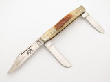 Vtg 1980s Marbles American Bison Seki Japan Imai 3.8" Folding Stockman Knife