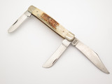 Vtg 1980s Marbles American Bison Seki Japan Imai 3.8" Folding Stockman Knife