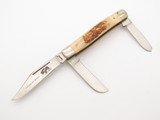 Vintage 1980s Marbles American Bison Seki Japan Imai 3.8" Folding Stockman Knife