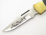 Vtg 1980 Case XX P159 Wood Hammerhead Folding Hunter Knife "Safety Award"