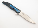 CRKT McGinnis SUMMA 1165 Linerlock Folding Pocket Knife Blue 4.75"