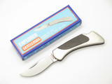 Vintage 1980s Ruko P-300 Seki Japan 3.25" Wood Lockback Folding Pocket Knife
