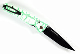 Mcusta MC-4BC-D2 Seki Japan Limited Katana Green/White Tanto Pocket Knife