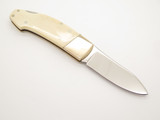 Vintage 1980 Khyber 2711 Ka-bar Seki Japan Bone Stainless Folding Pocket Knife