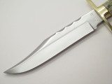 Vtg A. Wright & Son Sheffield England Stag Fixed Blade Bowie Hunting Knife