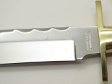Vtg A. Wright & Son Sheffield England Stag Fixed Blade Bowie Hunting Knife