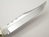 Vtg A. Wright & Son Sheffield England Stag Fixed Blade Bowie Hunting Knife