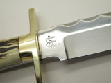 Vtg A. Wright & Son Sheffield England Stag Fixed Blade Bowie Hunting Knife