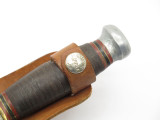 Vtg Marbles Gladstone MI USA No 45 Ideal Hunting Knife Fixed Blade 5.5"