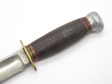 Vtg Marbles Gladstone MI USA No 45 Ideal Hunting Knife Fixed Blade 5.5"