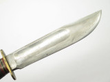Vtg Marbles Gladstone MI USA No 45 Ideal Hunting Knife Fixed Blade 5.5"