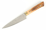 Takeshi Saji Japan Stag Bone Chef 130mm Japanese Damascus Kitchen Cutlery Knife