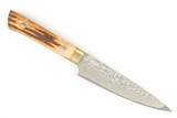 Takeshi Saji Japan Stag Bone Chef 130mm Japanese Damascus Kitchen Cutlery Knife