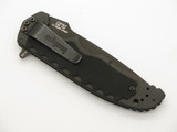 '07 Kershaw RJ Martin 1730TBLK Black Tanto Groove Linerlock Folding Pocket Knife