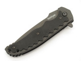 '07 Kershaw RJ Martin 1730TBLK Black Tanto Groove Linerlock Folding Pocket Knife