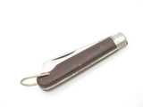 Vintage 1981 Klein Tools Seki Japan Brown Handle 3.25" Folding Pocket Knife