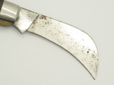 Vtg 1981 Klein Tools Seki Japan 3.87" Hawkbill Folding Pocket Knife