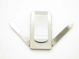 Vtg 1970s SAB JK 208 Seki Japan 2.12" Stainless Folding Money Clip Pocket Knife