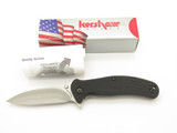 2009 Kershaw 1735 Zing RJ Martin Black G10 Folding Linerlock Pocket Knife