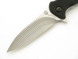 2009 Kershaw 1735 Zing RJ Martin Black G10 Folding Linerlock Pocket Knife