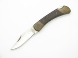 Vintage 1980s Klein Tools 44036 Seki Japan 3.5" Wood Lockback Folding Pocket Knife