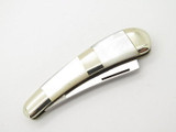 VINTAGE PARKER EAGLE SEKI JAPAN STRAIGHT RAZOR RARE MOTHER OF PEARL MOP FOLDING KNIFE