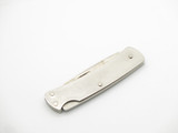 Vintage Buck Script 525 Gent Stainless Lockback Folding Pocket Knife Unfinished