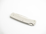 Vintage Buck Script 525 Gent Stainless Lockback Folding Pocket Knife Unfinished