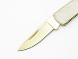 Vintage 1997 Buck 526 Gent Gold/Stainless 2.87" Lockback Folding Pocket Knife
