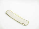 Vintage 1997 Buck 526 Gent Gold/Stainless 2.87" Lockback Folding Pocket Knife