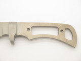 Vtg 80s Hattori Seki Japan Fixed 4.25 Blade Drop Pt Hunting Knife Making Blank