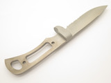 Vtg 80s Hattori Seki Japan Fixed 4.25 Drop Pt. Blade Hunting Knife Making Blank
