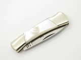 Vintage Parker Seki Japan Mother Of Pearl Lockback Small Folding Hunter Pocket Knife
