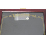 WR Case Tested XX 13" x 13" Red Wood Glass Lid Folding Fixed Knife Display Case